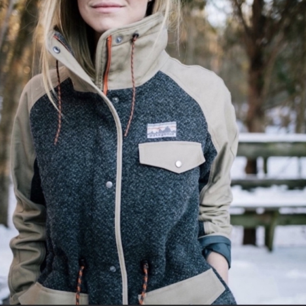 🔥RARE🔥 Patagonia Reclaimed Wool Parka Forge Gray Limited Edition 40th - Picture 13 of 16